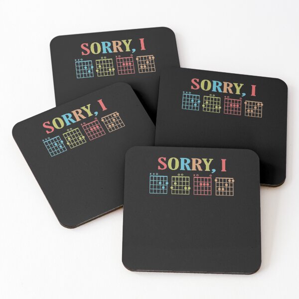 Item preview, Sorry I-DGAF Funny Hidden Message Guitar Chords For Lover  designed and sold by glynismalcolm.