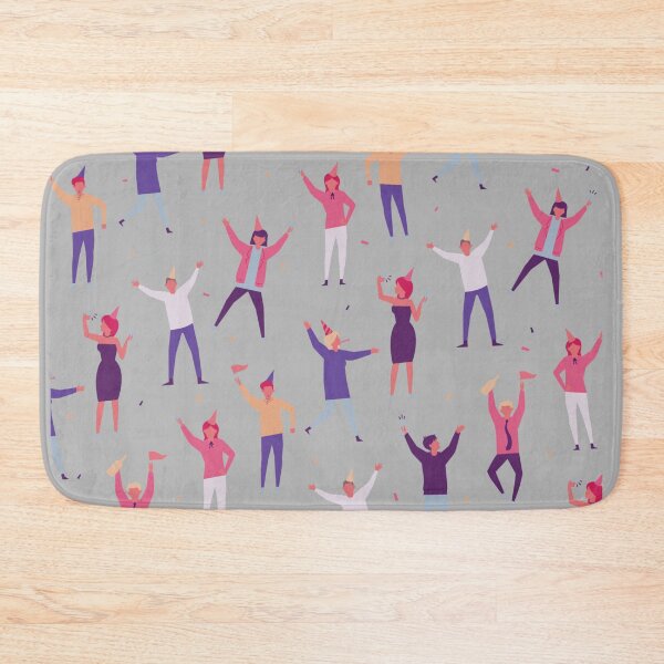 Item preview, Party Time Pattern on grey designed and sold by Rozlar.