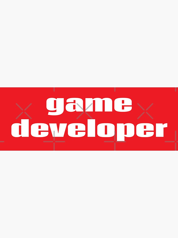 Game Developer Life Sticker for Sale by WordsGamersUse