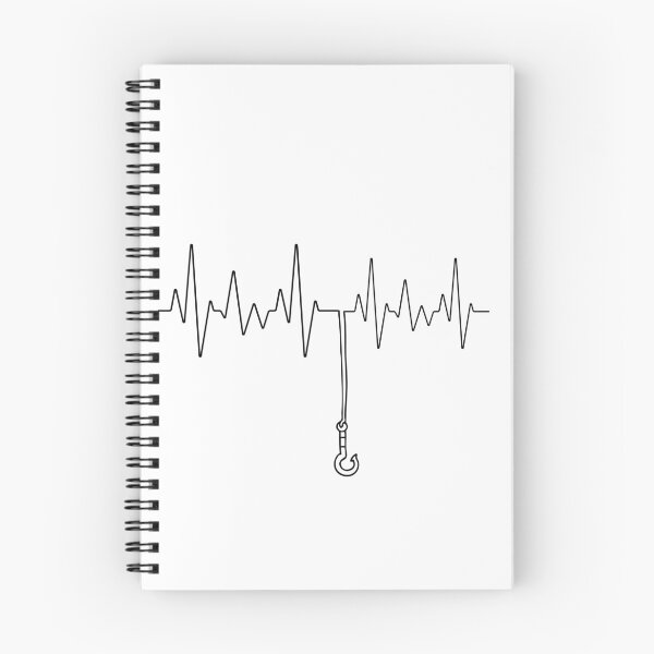 Item preview, Fishing Hook Heartbeat T-shirt designed and sold by choceclairs.