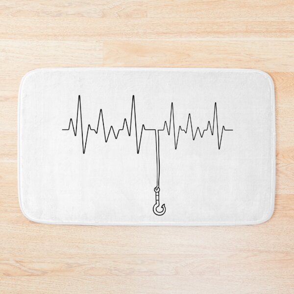 Item preview, Fishing Hook Heartbeat T-shirt designed and sold by choceclairs.