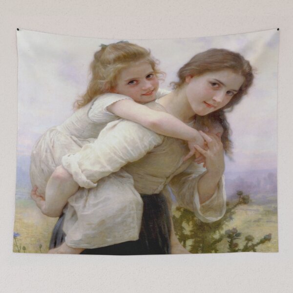 Item preview, william adolphe bouguereau - Not Too Much To Carry  designed and sold by Vivanne-art.