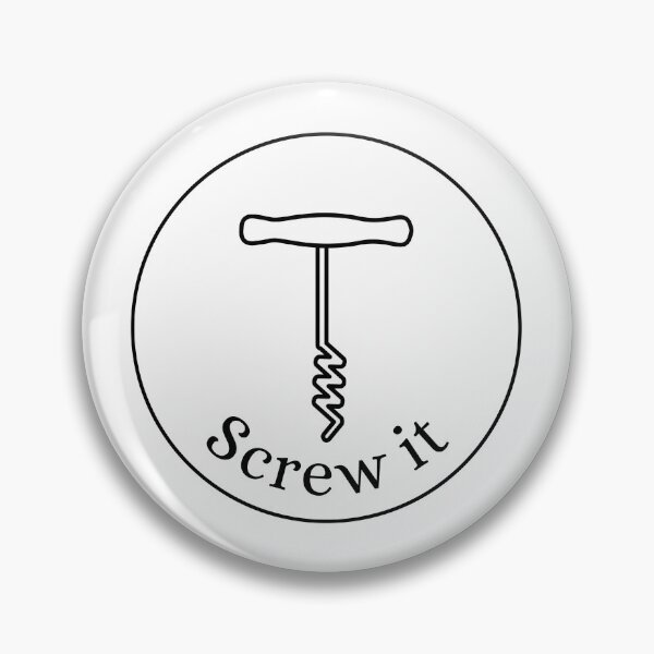 Item preview, Screw it - with a corkscrew, funny print for wine lovers  designed and sold by yennyz.