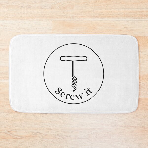 Item preview, Screw it - with a corkscrew, funny print for wine lovers  designed and sold by yennyz.