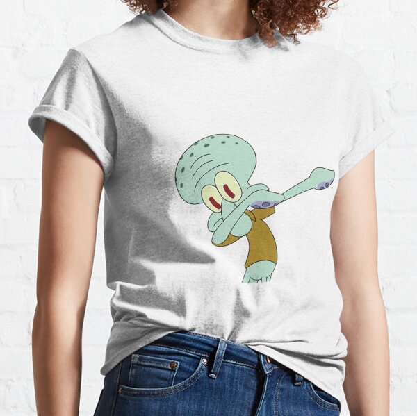 Squidward Memes T Shirts Redbubble - squidward dab shirt roblox squidward meme on meme