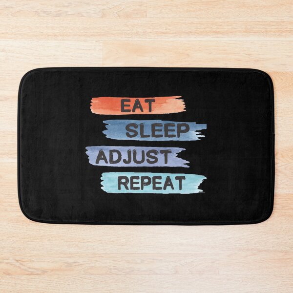 Item preview,  Eat sleep adjust repeat funny chiropractic gift for man and woman  designed and sold by patroart.