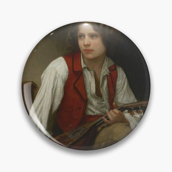 Item preview, william adolphe bouguereau - Italian with mandolin designed and sold by Vivanne-art.