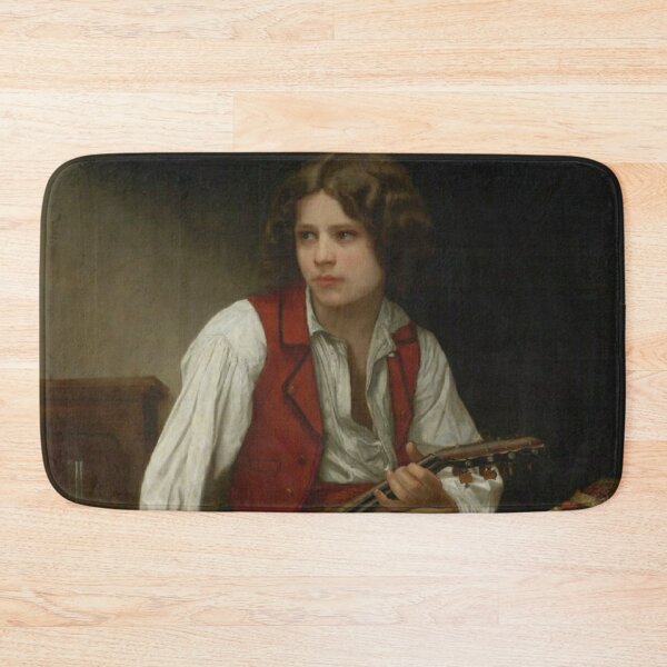Item preview, william adolphe bouguereau - Italian with mandolin designed and sold by Vivanne-art.