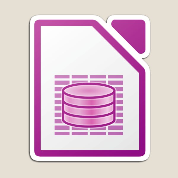 Item preview, LibreOffice Base Logo Sticker designed and sold by burakgulnar.