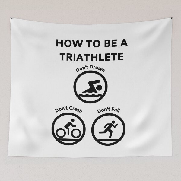 Item preview, How To Be A Triathlete designed and sold by autumnchu.