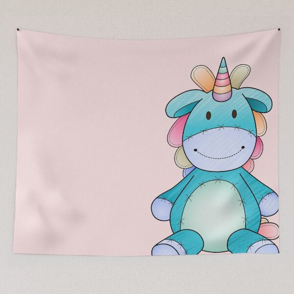 Item preview, UNICORN LOVERS : A Blue Unicorn Doll designed and sold by KritsadaRuang.