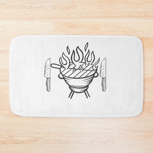 Item preview, Funny BBQ Vintage Flame Grilling Or Smoking Meat T-Shirt designed and sold by 77ART.