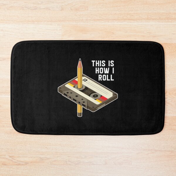 Item preview, Retro Old Vintage Design Cassette Pencil This Is How I Roll designed and sold by avinigav.