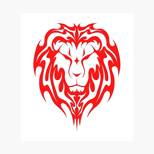 Láminas fotográficas: Dise%c3%b1os De Tatuajes De Leones | Redbubble