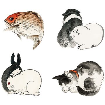 Artwork thumbnail, Japanese style animals by Kōno Bairei by ElectricFangs