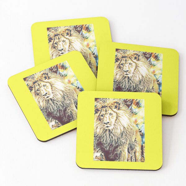 Item preview, Lion of Lightning Yellow designed and sold by AlfredBilling.