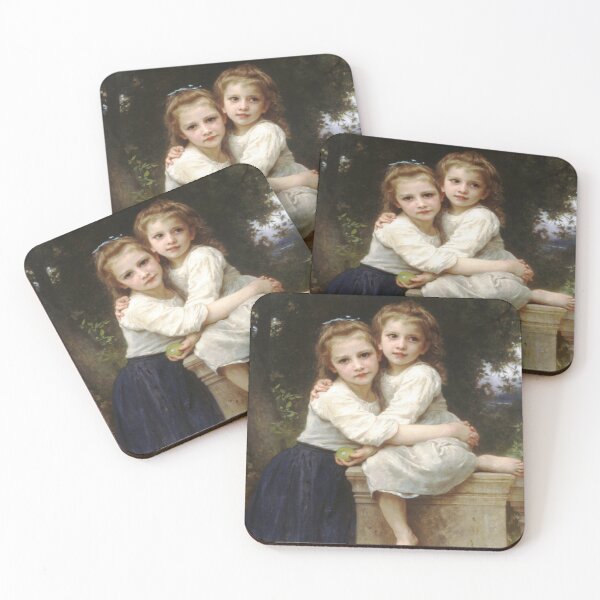 Item preview, william adolphe bouguereau - Two Sisters designed and sold by Vivanne-art.
