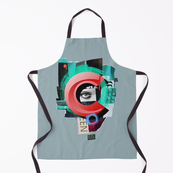 Item preview, Letter C digital collage designed and sold by burbuja.