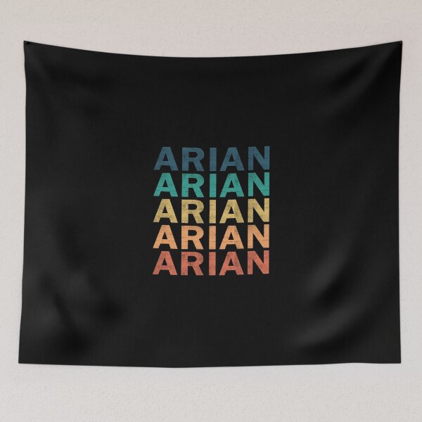 Item preview, Arian Name T Shirt - Arian Vintage Retro Arian Name Gift Item Tee designed and sold by omodong176.