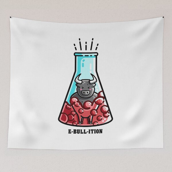 Item preview, Ebullition Chemistry Pun designed and sold by DeimosArt.