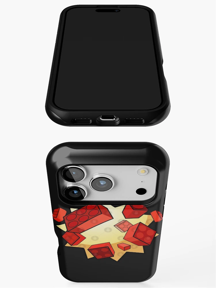 Thumbnail 3 of 4, iPhone Case, Exploding Bricks designed and sold by JordanDawsonk.
