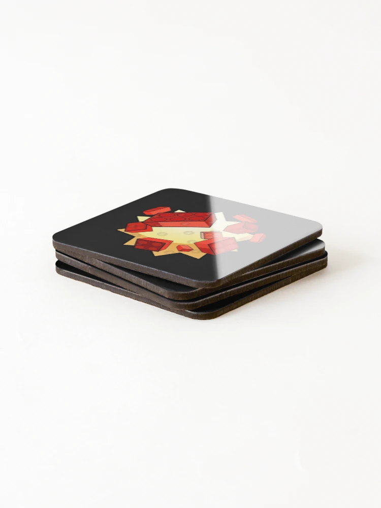 Thumbnail 4 of 5, Coasters (Set of 4), Exploding Bricks designed and sold by JordanDawsonk.