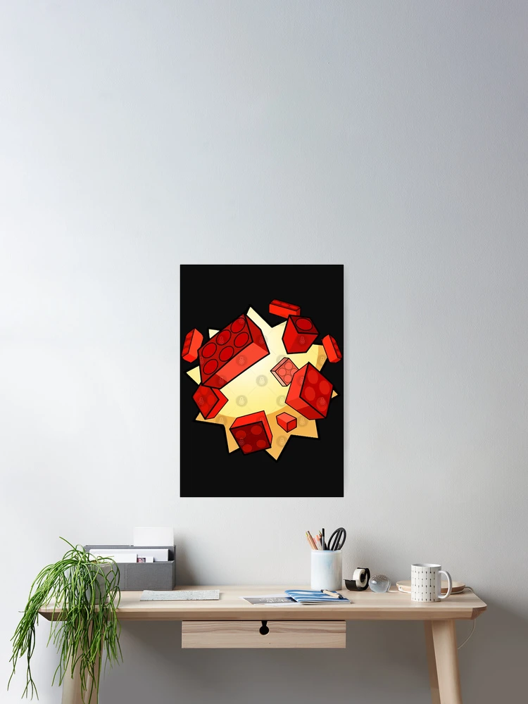 Thumbnail 2 of 3, Poster, Exploding Bricks designed and sold by JordanDawsonk.