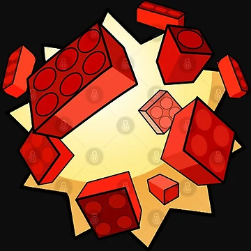 Artwork thumbnail, Exploding Bricks by JordanDawsonk