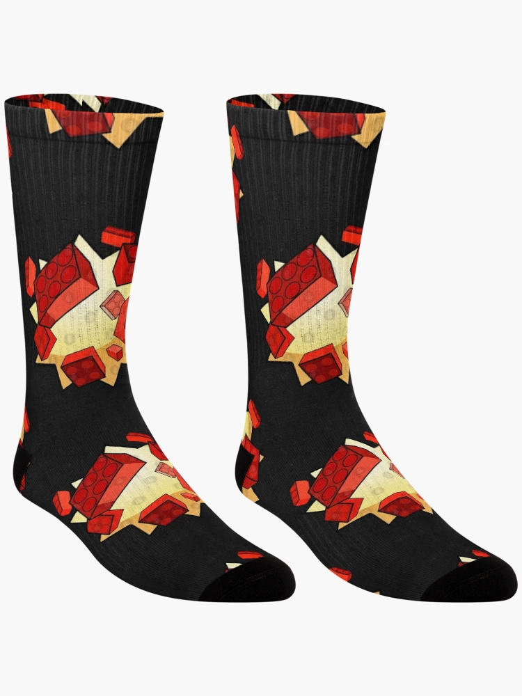 Thumbnail 3 of 5, Socks, Exploding Bricks designed and sold by JordanDawsonk.
