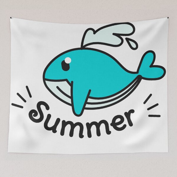 Item preview, summer whale vibes designed and sold by naturehikers.