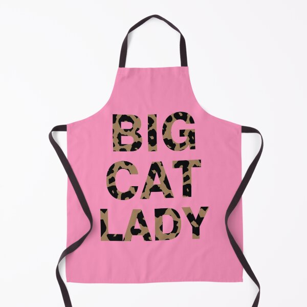 Item preview, BIG CAT LADY Leopard Print Text designed and sold by KingdomArt101.
