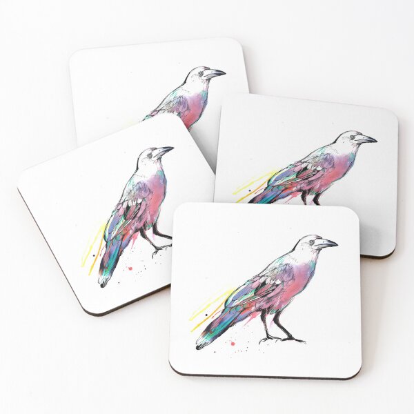 Item preview, Colored crow designed and sold by Yamed.
