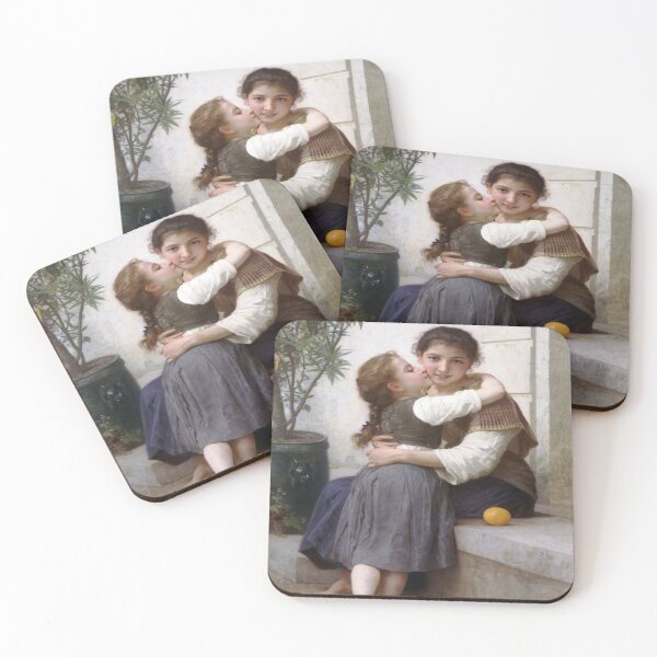 Item preview, william adolphe bouguereau - A Little Coaxing designed and sold by Vivanne-art.