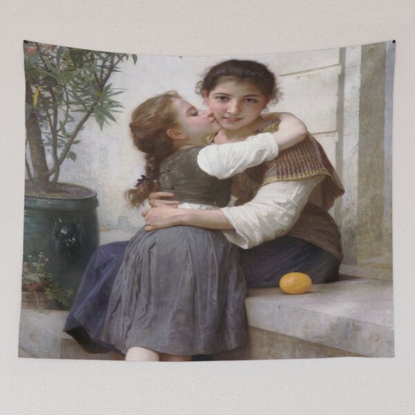 Item preview, william adolphe bouguereau - A Little Coaxing designed and sold by Vivanne-art.