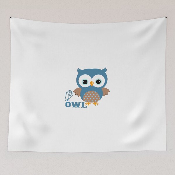 Item preview, O is for Owl - ASL designed and sold by monarchgraphics.