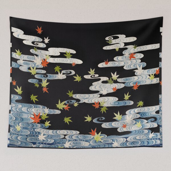 Item preview, Japanese kimono blue designed and sold by Maeki54.