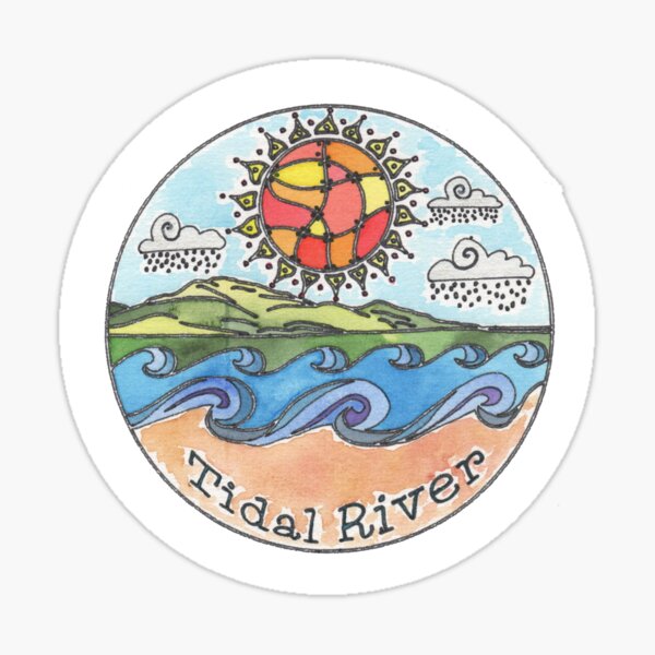 Item preview, Tidal River Icon designed and sold by amaltr42.