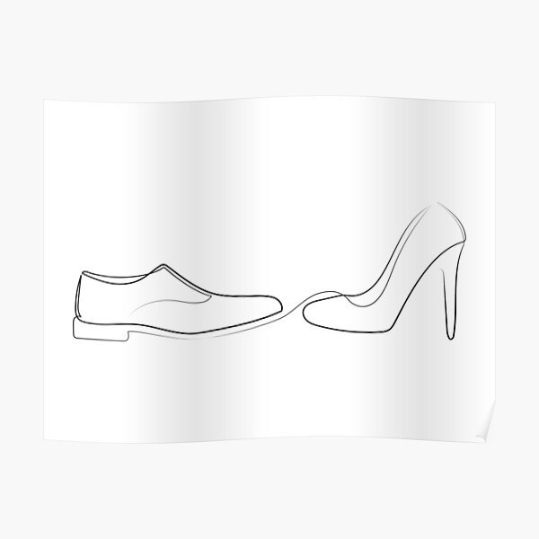 "Good Shoes Open Good Places One Line Artist Minimal Art One Line