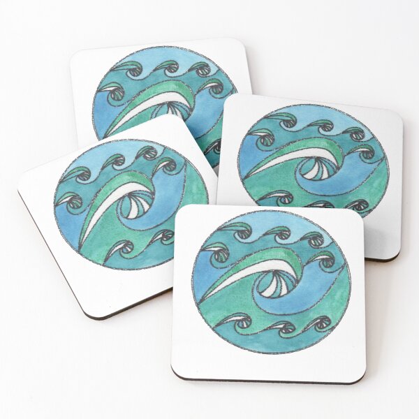 Item preview, Watercolour Waves designed and sold by amaltr42.