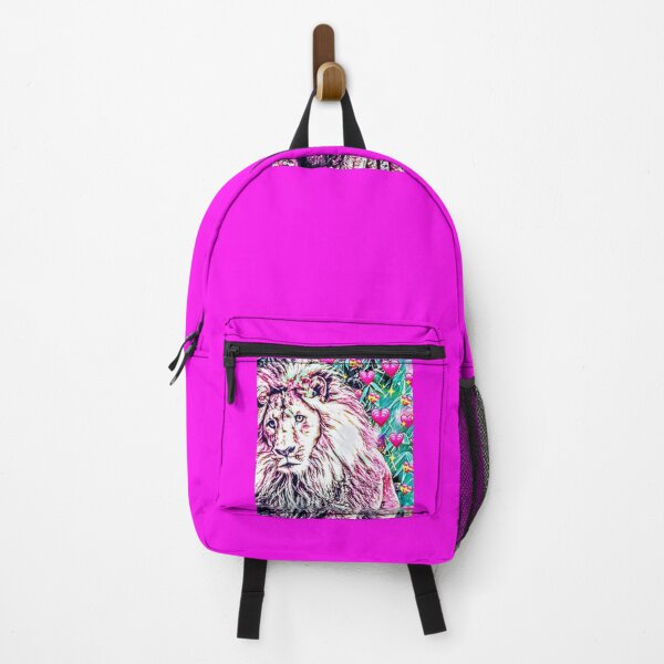 Item preview, Neon Pink Lion Love Heart designed and sold by AlfredBilling.