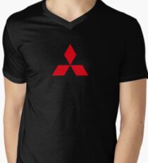 Mitsubishi Men's V-Neck T-Shirt