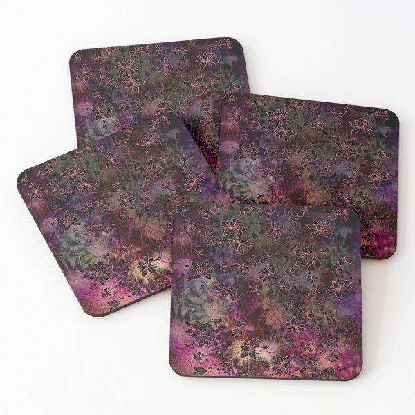 Item preview, Field Of Flowers Dark Jacquard Pattern designed and sold by Designs By YL.