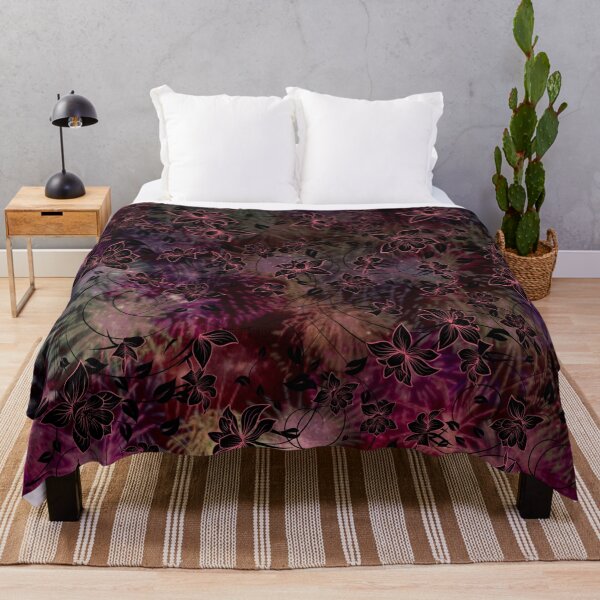 Artikelvorschau, Blumenfeld Dunkles Jacquardmuster entworfen und verkauft von Designs By YL.
