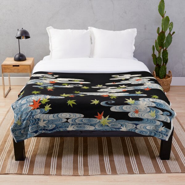 Item preview, Susoshiki with maple leaves in the Tatsuta river designed and sold by Heyitsleo.