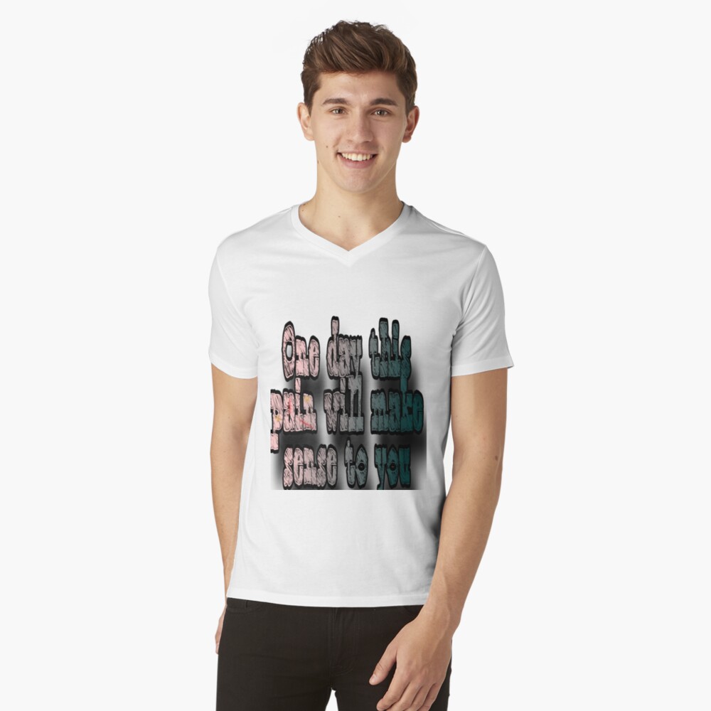 Item preview, V-Neck T-Shirt designed and sold by Semapemodiba.