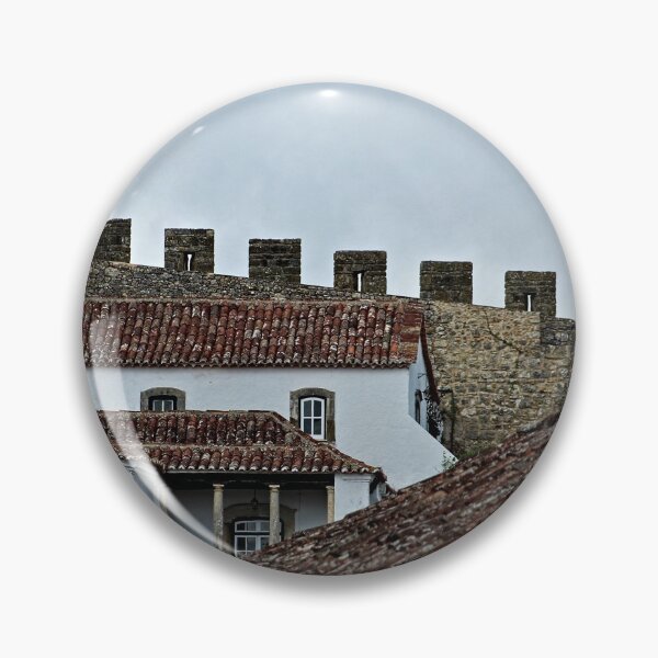 Item preview, Medieval City Fortress Wall Roofs Panorama, Obidos Portugal designed and sold by worldways.