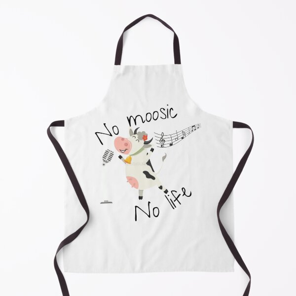 Item preview, No moosic -  No life |  cute cow sticker designed and sold by Canfy Girl.