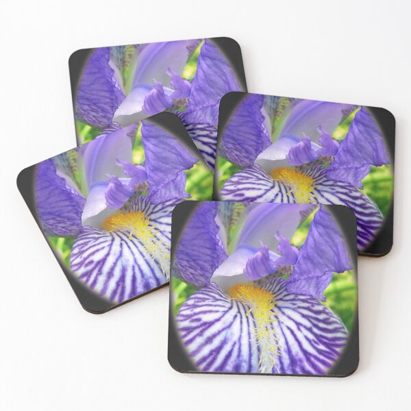 Item preview, Purple Bearded Iris Monsignor Macro designed and sold by brimmerujohnsen.