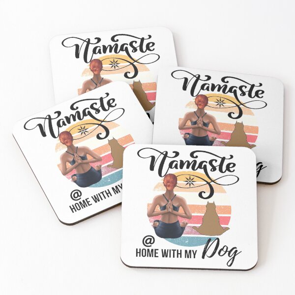 Item preview, Namaste at home with my dog designed and sold by i-longmanshop.