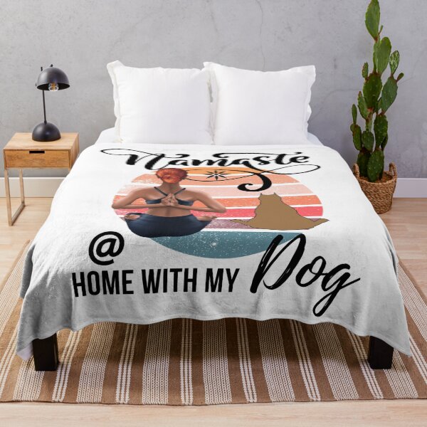 Item preview, Namaste at home with my dog designed and sold by i-longmanshop.